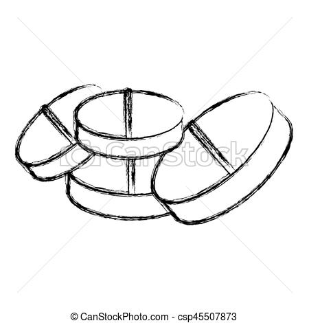 450x470 Profile Tablets Treatment Icon, Vector Illustraction Design