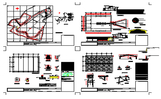 650x400 Garbage Recycling Solid Waste Treatment Plant Design Drawing