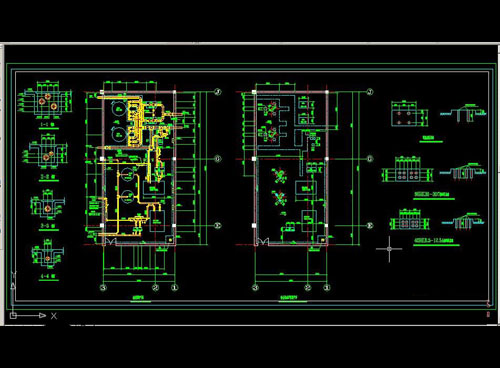 500x368 Pool Water Treatment Plane Drawings Autocad Drawings, Cad Blocks