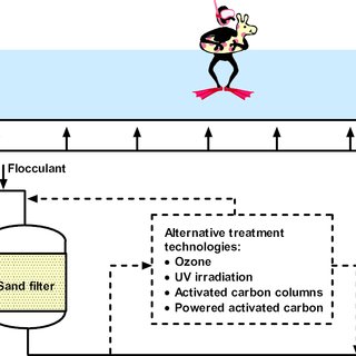 320x320 Schematic Drawing Of A Swimming Pool With Water Treatment System