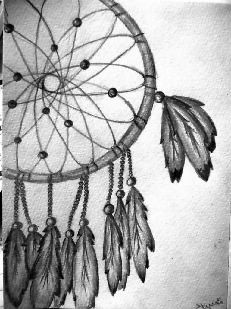 767x1024 Dreamcatcher Pencil Drawing Browsing Drawings