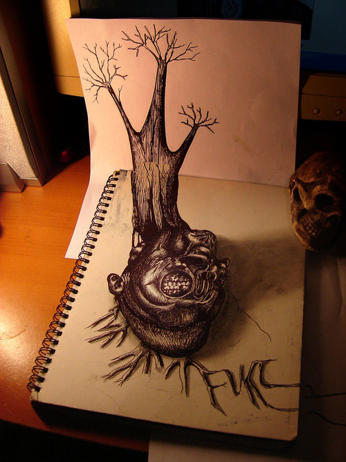 500x668 30 Life Like 3d Pencil Drawings By Wladimir Inostroza