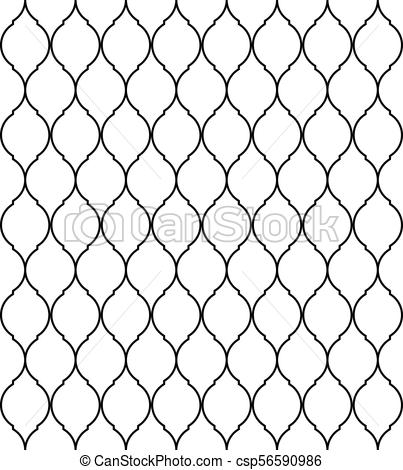 403x470 Vintage Stylish Luxury Trellis Decorative Seamless Pattern