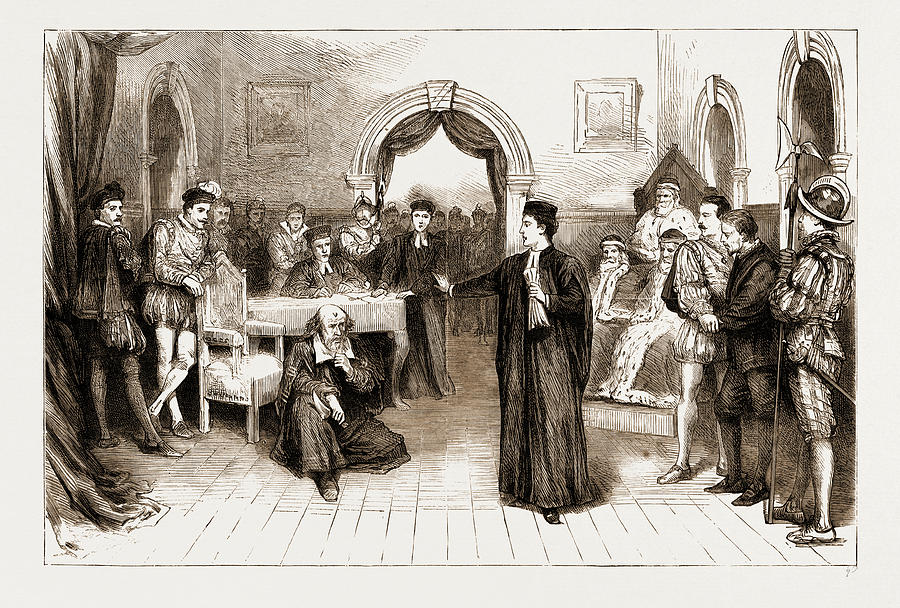 900x608 The Trial Scene From The Merchant Of Venice As Performed Drawing