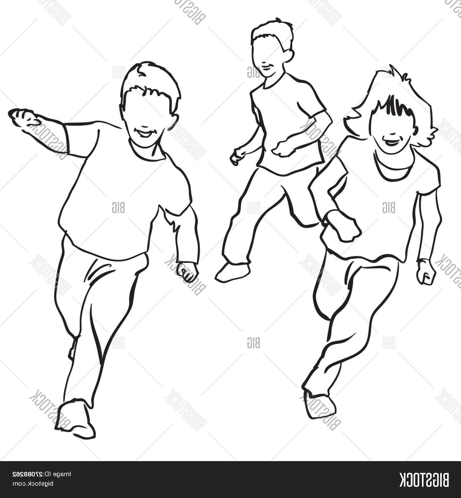 1500x1620 Children Playing In Sketch