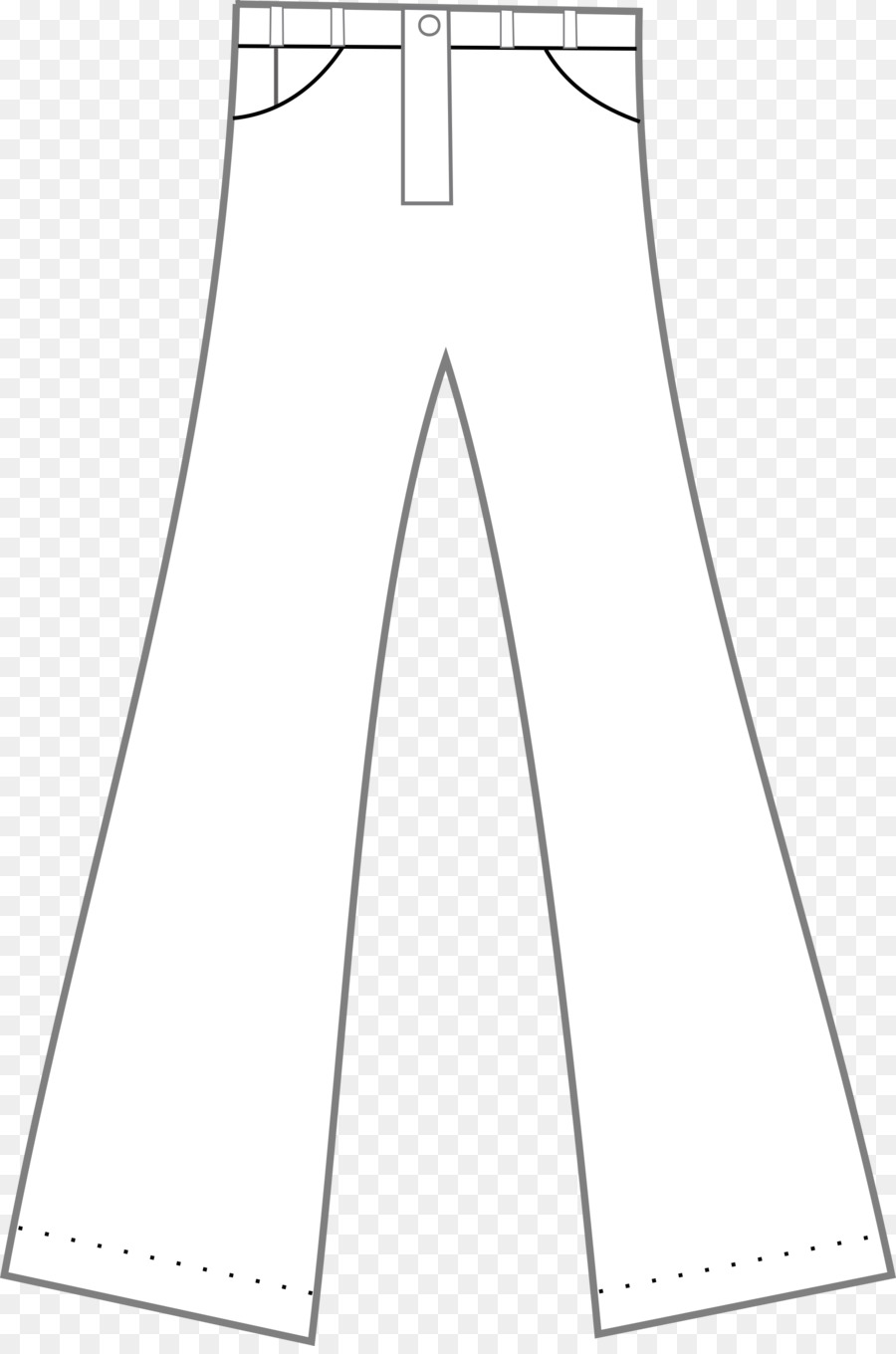 900x1360 T Shirt Pants Clothing Clip Art