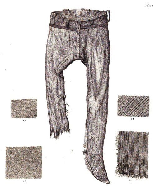 498x600 Drawing Of Thorsberg Trousers Amp Textile Patterns. From Conrad