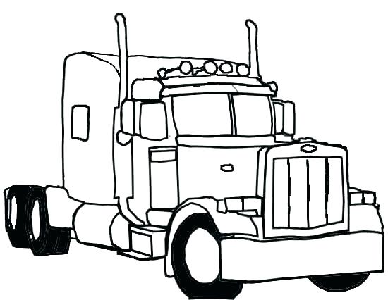 550x426 Big Trucks Coloring Pages Dump Truck Transport Pictures To Color