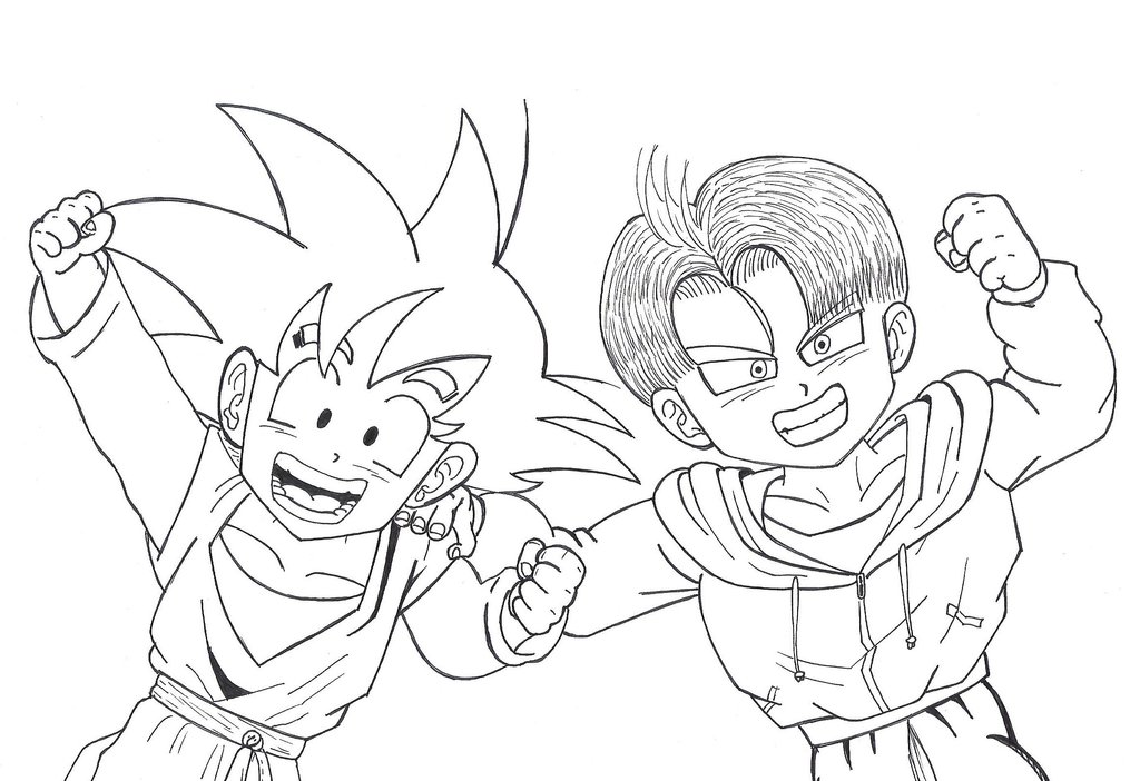 1024x702 Son Goten And Trunks By Przemekw