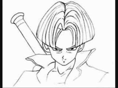 480x360 Tk Presents Learn To Draw Trunks From Dragon Ball Z