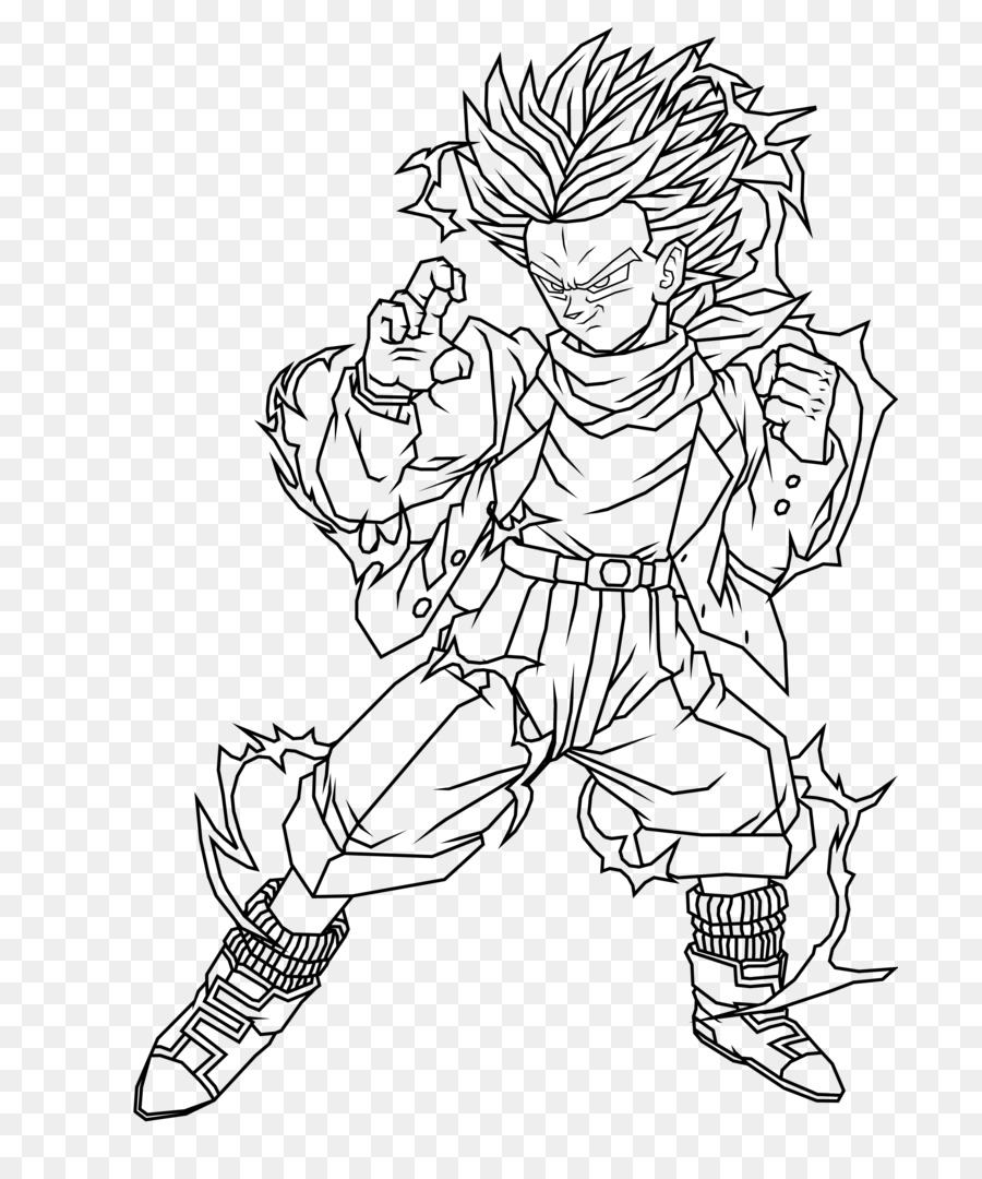 900x1080 Trunks Goku Gohan Goten Drawing