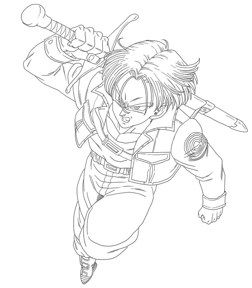 836x956 Trunks. Practice By Moxie2d