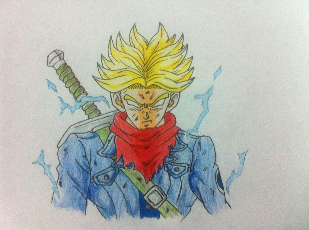 1024x765 Drawing Future Trunks New Form . Dragonballz Amino