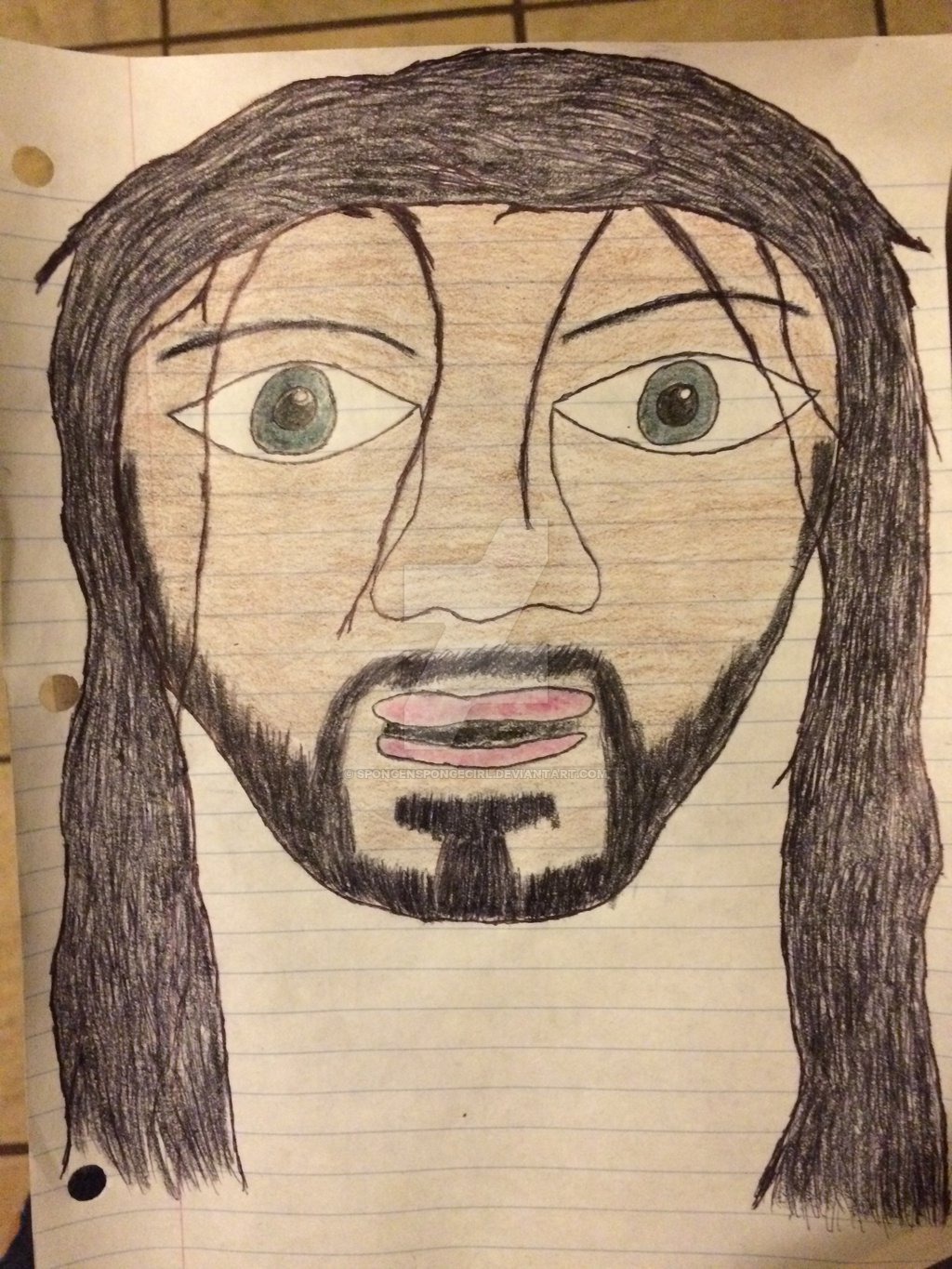 1024x1365 My First Try Drawing Roman Reigns By Spongenspongegirl