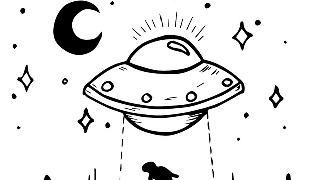 640x360 Collection Of Space Tumblr Drawing High Quality, Free