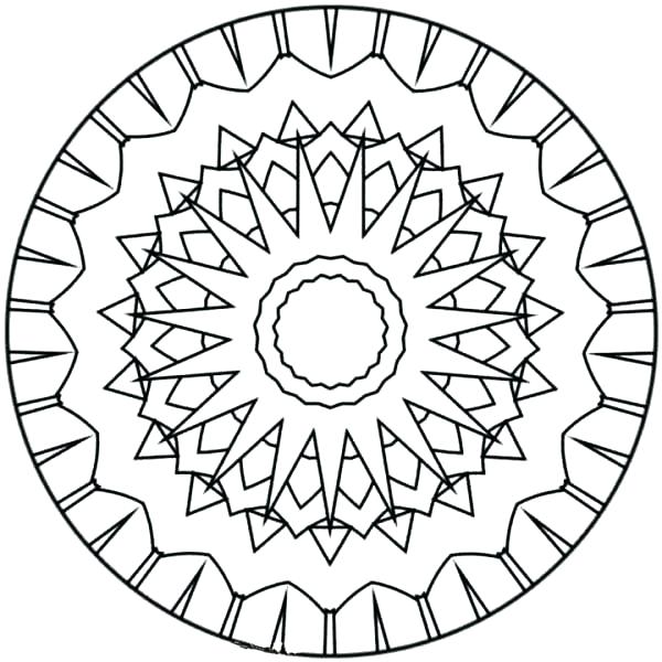 600x600 Trippy Coloring Sheets Pages Mandala Alien Tumblr