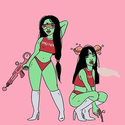 500x500 Collection Of Tumblr Alien Drawing High Quality, Free