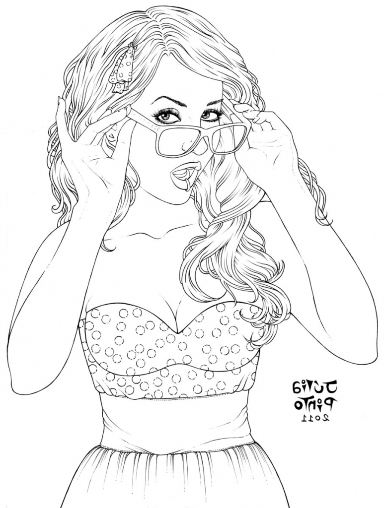 773x1024 Black Tumblr Girl Drawing Hipster Girl Drawing Tumblr Black