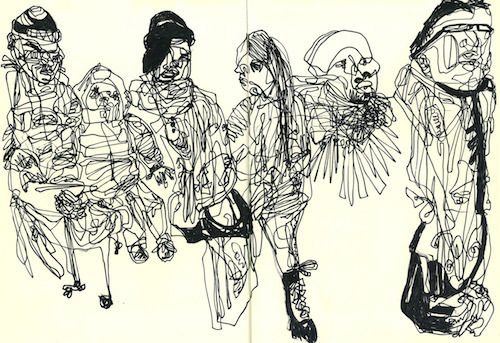 500x343 Tumblr Of The Week Sashalynillo's Continuous One Line Drawings