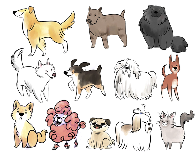 640x512 Collection Of Tumblr Dog Drawing High Quality, Free Cliparts