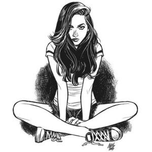 300x300 Collection Of Girl Illustration Drawing Tumblr High Quality