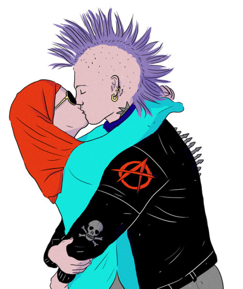 500x594 Hijab Girl Drawing Tumblr