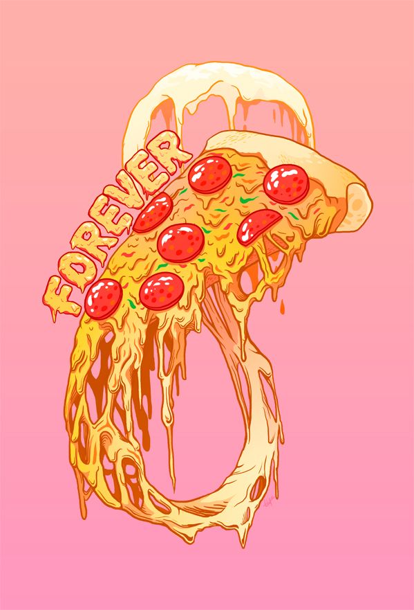 599x881 Pizza Drawing Tumblr