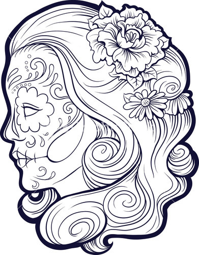 391x500 Skull Tattoo Designs Tumblr Unique Coloring Pages Tumblr Y5d