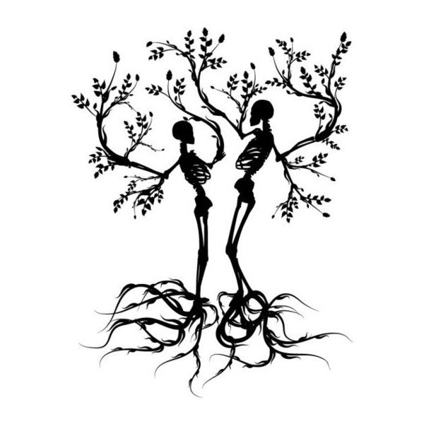 600x600 Collection Of Tumblr Skeleton Tattoos