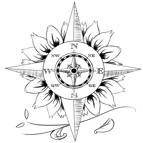 500x500 Collection Of Tribal Sun Drawing Tumblr High Quality, Free