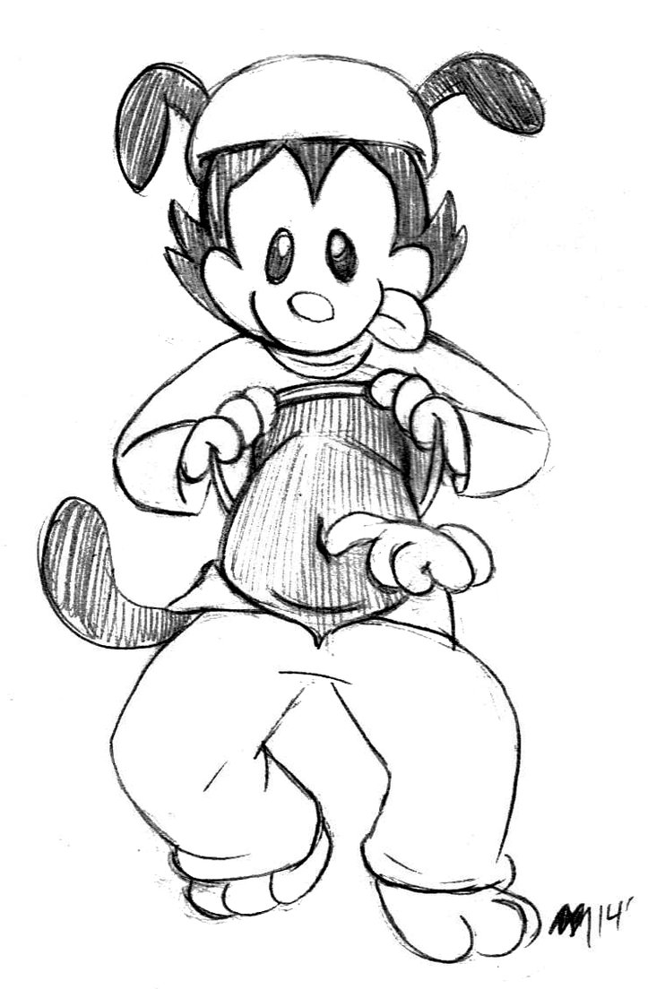 723x1104 Wakko Belly Tickle By Anniemae04