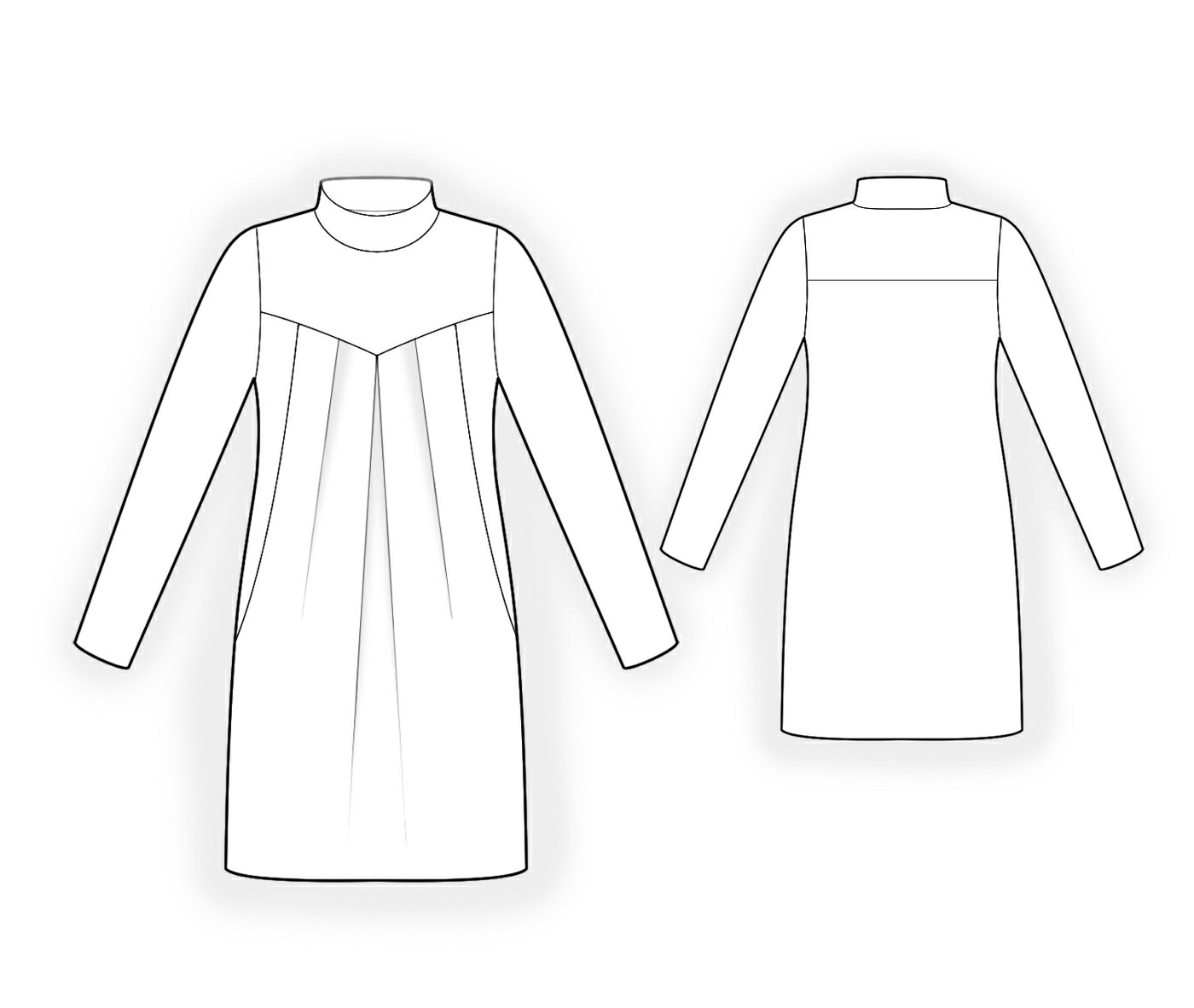 1400x1182 Pleated Tunic