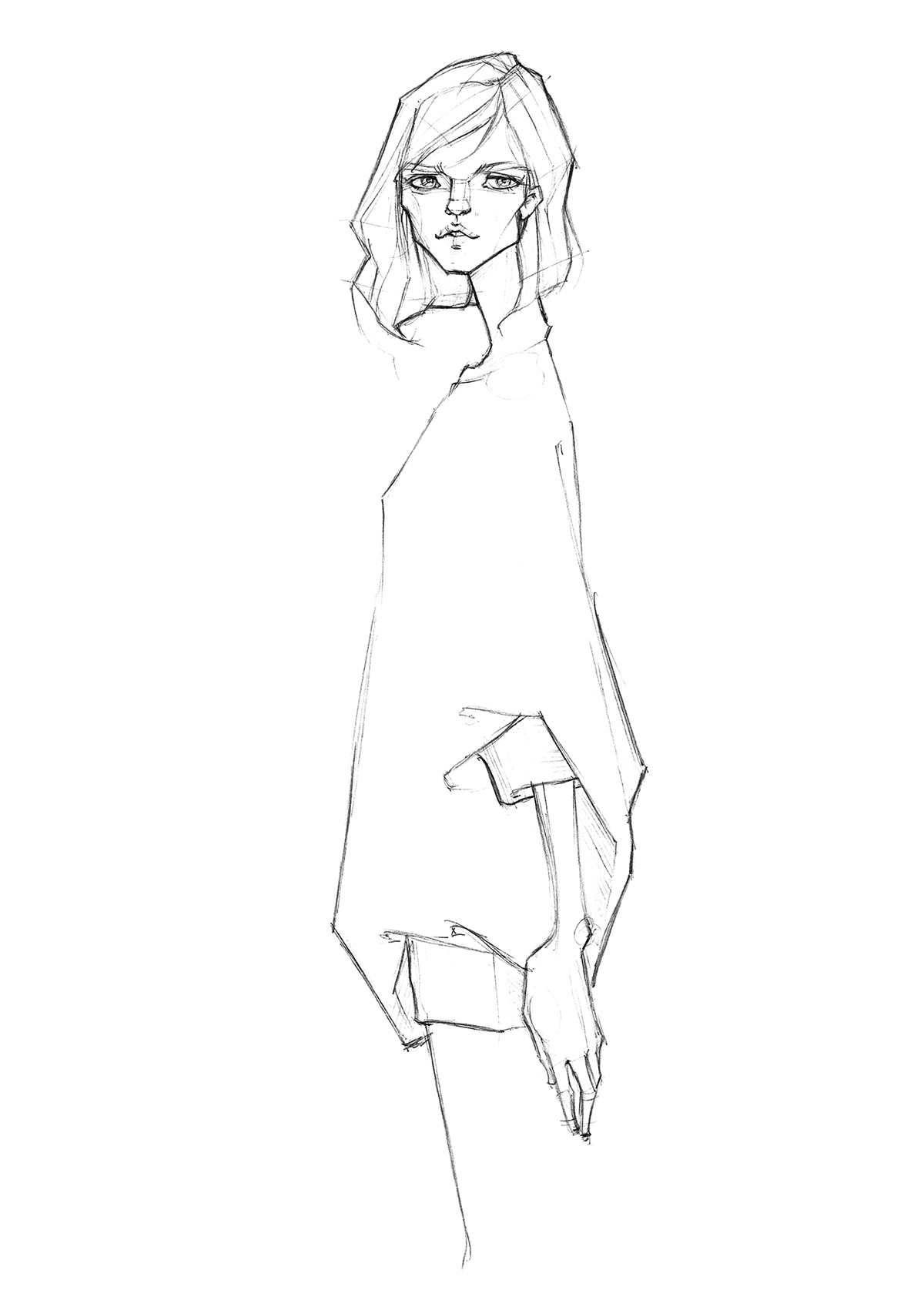 1200x1697 Zejak Tunic Sketch On Behance