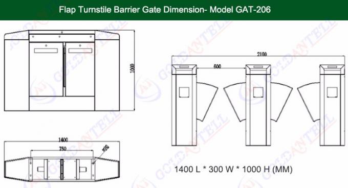 680x368 Ic Id Card Rfid Turnstile Access Control Automatic Flap Barrier Gate