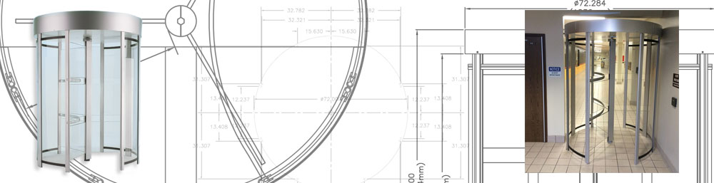 1000x257 Modern Full Height Turnstiles