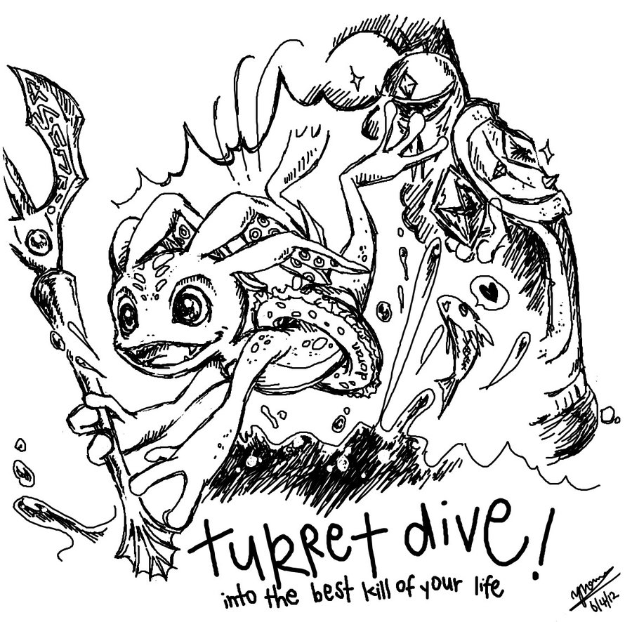 900x886 Turret Diver Fizz By Bonnifairy