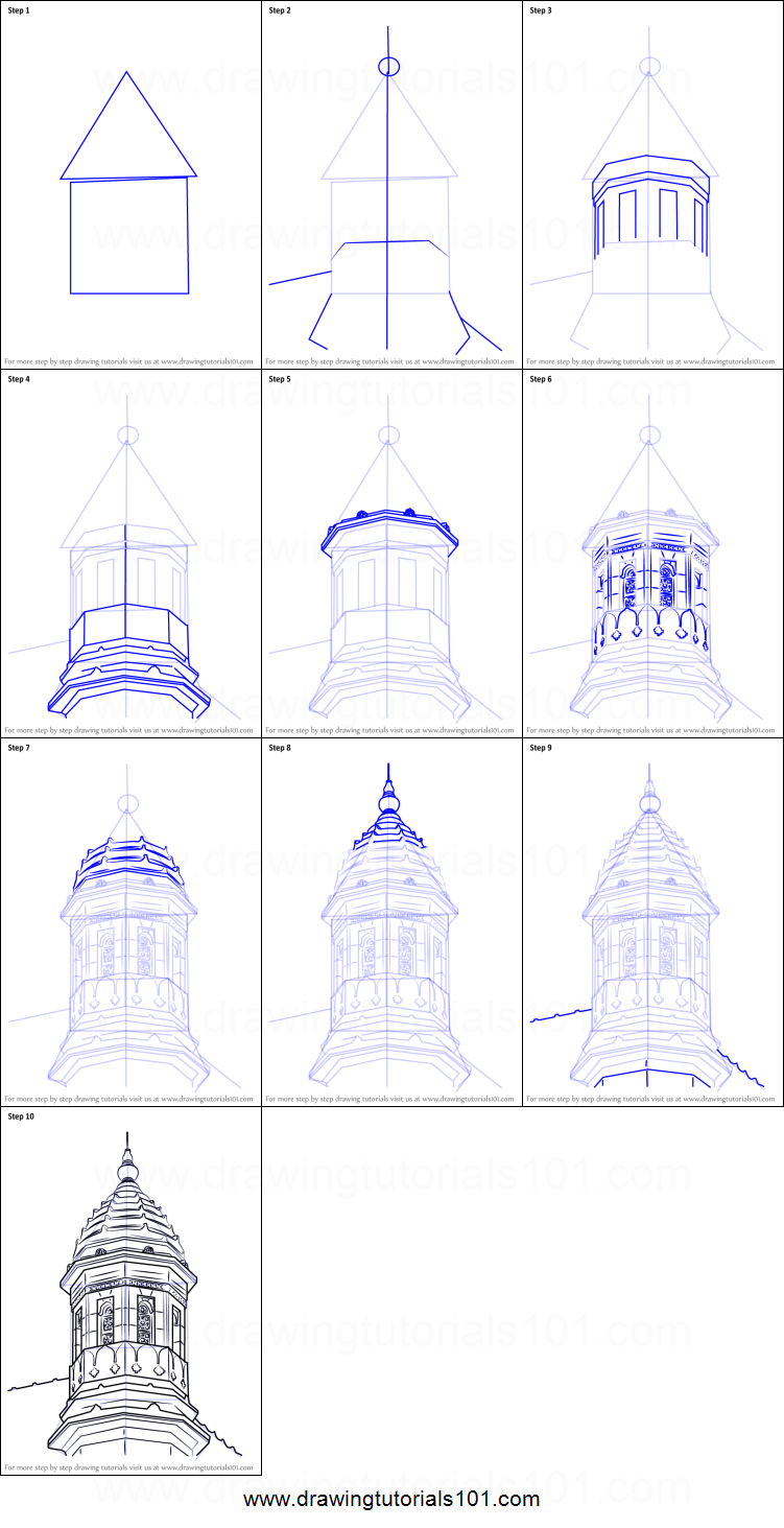 751x1463 How To Draw Gateway Of India