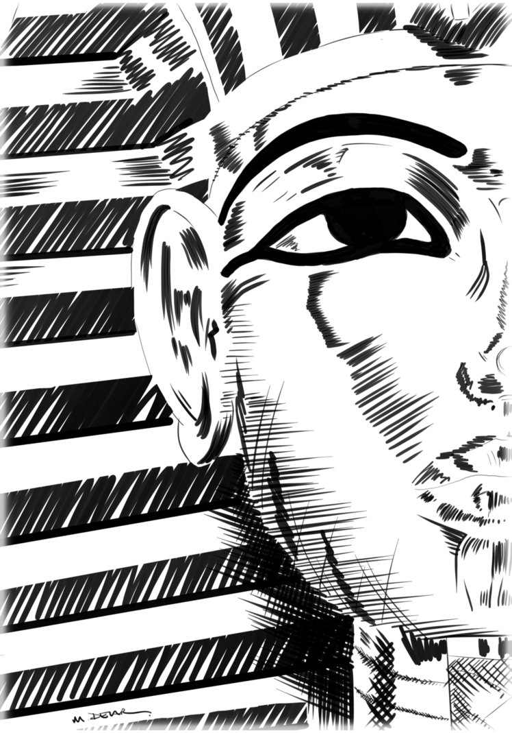 748x1069 King Tut By Katskinn