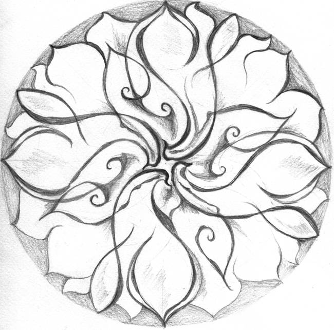 650x643 Twisted Lotus Mandala By Stephanie Lee Jackson