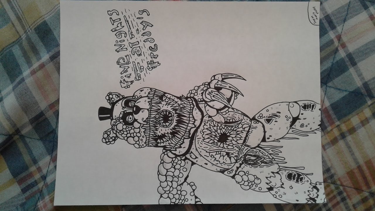 1280x720 Twisted Freddy (Drawing