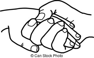 300x188 Illustration Vector Doodles Hands Holding Each Other In Vectors