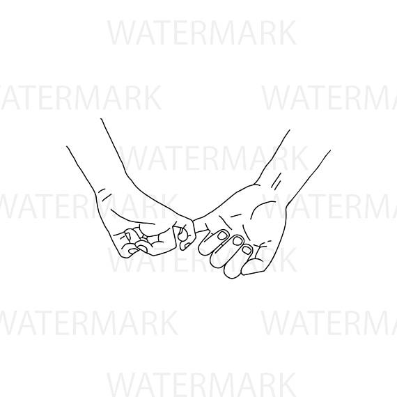 570x570 Two Hands Holding Finger Walking Together Male And Female
