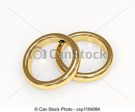 450x374 Two 3d Gold Wedding Rings. Two 3d Gold Wedding Ring. Objects
