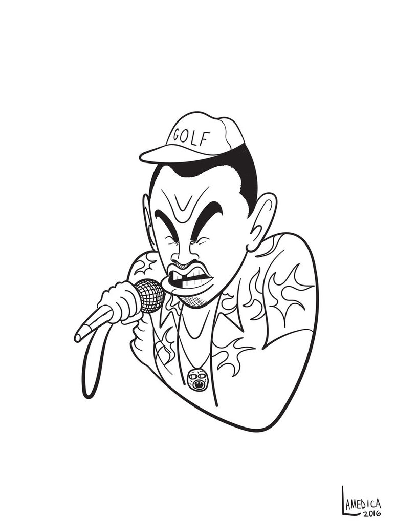 774x1032 Tyler The Creator By Evanlamedicaart