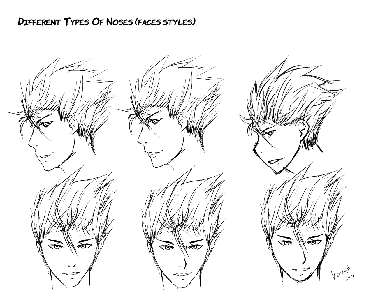1273x1030 Different Types Of Noses(Faces Styles) By Keishajl