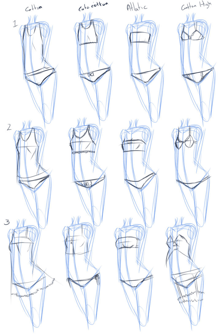 730x1095 Drawing With Sai 8 Types Of Pantsu By Drantyno