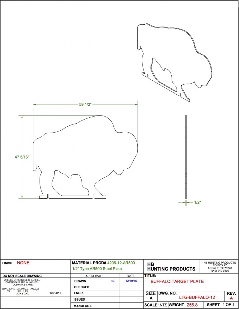 773x1000 Buffalo Target Hb