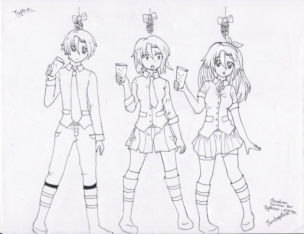 1018x784 Typha Oc Christmas Commish For Typhoon Manga By Twochopsticks