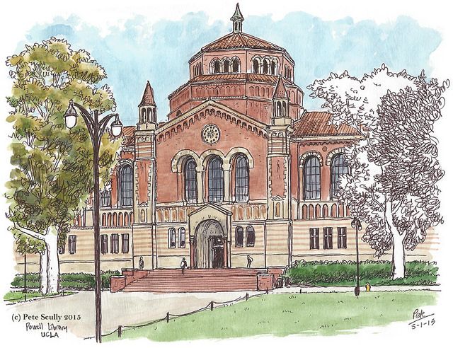 640x492 Sketching Ucla Pete Scully Sketchbooks And Travel Journals