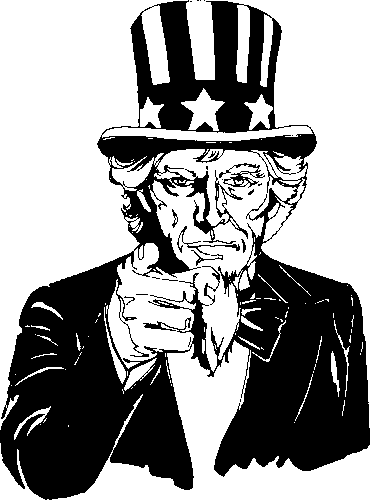 370x500 Uncle Sam Clipart Outline